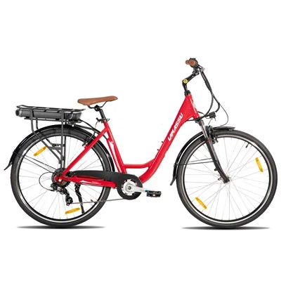 JOYKIE LAMASSU 28 pous personnalisable elektrik mòn bisiklèt 250w 36v motè doub V fren 7 vitès aliminyòm alyaj ankadreman